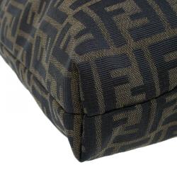 Pre Owned Fendi brown Zucca Hobo Shoulder bag