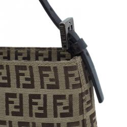 مملوكة مسبقًا حقيبة فندي زوكينو بني ميني للكتف