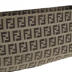 مملوكة مسبقًا حقيبة فندي زوكينو بني ميني للكتف