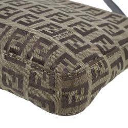 مملوكة مسبقًا حقيبة فندي زوكينو بني ميني للكتف