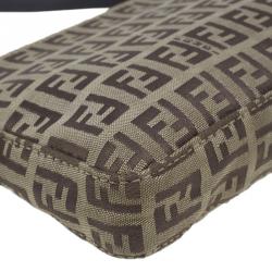 مملوكة مسبقًا حقيبة فندي زوكينو بني ميني للكتف