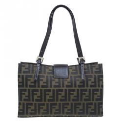 مملوكة مسبقًا Fendi Brown Zucca Small Shoulder Bag