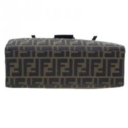 مملوكة مسبقًا Fendi Brown Zucca Small Shoulder Bag