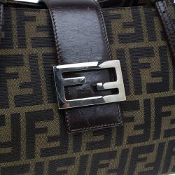 مملوكة مسبقًا Fendi Brown Zucca Small Shoulder Bag