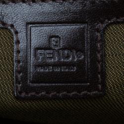 مملوكة مسبقًا Fendi Brown Zucca Small Shoulder Bag