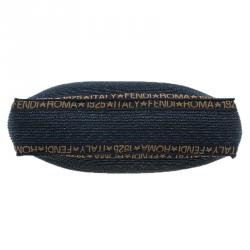 مملوكة مسبقًا Fendi Black Raffia Shopper Bag