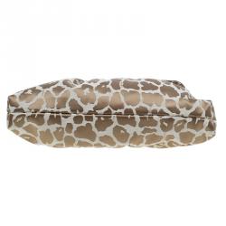 Pre Owned Fendi Giraffe Print Chef Hobo Shoulder Bag