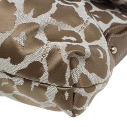 Pre Owned Fendi Giraffe Print Chef Hobo Shoulder Bag