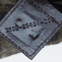 Fendi Wool Zucca Baguette Shoulder Bag