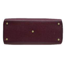 Pre Owned حقيبة فندي توجور جلد سافيانو أحمر