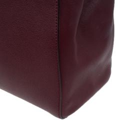 Pre Owned حقيبة فندي توجور جلد سافيانو أحمر