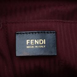 Pre Owned حقيبة فندي توجور جلد سافيانو أحمر