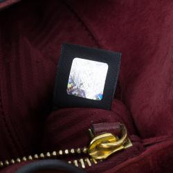 Pre Owned حقيبة فندي توجور جلد سافيانو أحمر