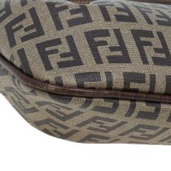 مملوكة مسبقًا Fendi Zucchino Coated Canvas Baguette Small Shoulder bag