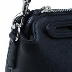Fendi Black Leather By The Way Small Satchel Bag