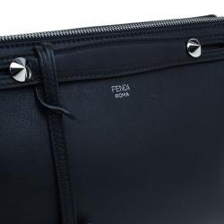 Fendi Black Leather By The Way Small Satchel Bag