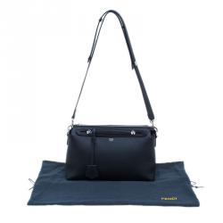 Fendi Black Leather By The Way Small Satchel Bag