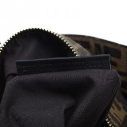 Fendi Brown Zucca Canvas Large Mia Tote