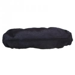 Pre Owned Fendi Dark Brown Pony Hair Chef Shoulder Bag