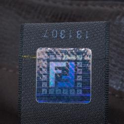 Pre Owned Fendi Dark Brown Pony Hair Chef Shoulder Bag