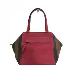 Fendi Pequin Pink Leather Pecan Hobo