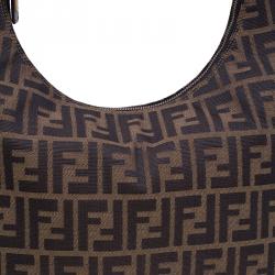 Pre Owned Fendi brown Zucca Hobo Shoulder bag