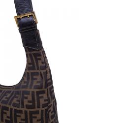 Pre Owned Fendi brown Zucca Hobo Shoulder bag