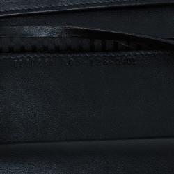 Pre Owned Fendi Black Patent Leather Fendilicious Wallet On Chain