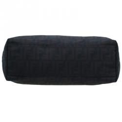 Pre Owned Fendi Tobacco Zucca Roll Tote Bag