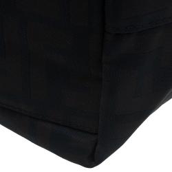 Pre Owned Fendi Tobacco Zucca Roll Tote Bag