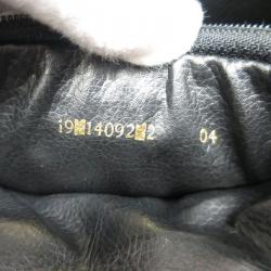 Pre Owned Fendi Tobacco Pequin Stripe Canvas Small Tote with Shoulder Strap