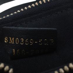 Pre Owned Fendi Black Textured Leather 2Jours Bugs Crossbody Bag