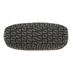 Fendi Brown Zucca Canvas Baguette Shoulder Bag