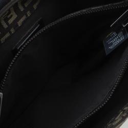 Fendi Brown Zucca Canvas Baguette Shoulder Bag