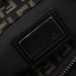 Fendi Brown Zucca Canvas Baguette Shoulder Bag