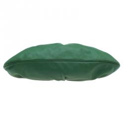 Pre Owned Fendi Green Leather To You Convertible Clutch Bag