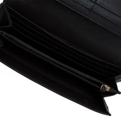 Pre Owned Fendi Brown Zucca Canvas Continental Wallet