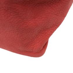 Pre Owned Fendi Orange Soft Leather Mama Forever Shoulder Bag