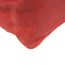 Pre Owned Fendi Orange Soft Leather Mama Forever Shoulder Bag