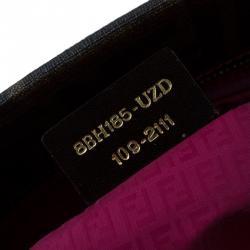 Pre Owned Fendi Tobacco Zucca Coated Canvas Spalmati Roll Shopper Tote