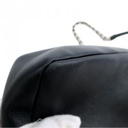 Pre Owned Fendi Black Nappa Leather Mini Be Baguette Crossbody Bag