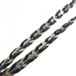 Pre Owned Fendi Black Nappa Leather Mini Be Baguette Crossbody Bag