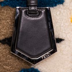 Pre Owned Fendi Multicolor Shearling Large 2Jours Tote