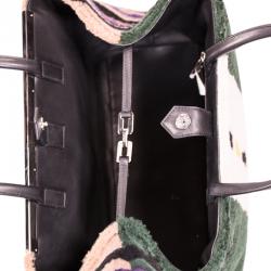 Pre Owned Fendi Multicolor Shearling Large 2Jours Tote