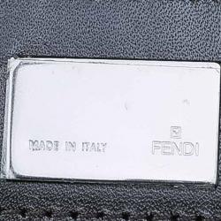 Pre Owned Fendi Brown Zucchino Canvas Shopping Tote