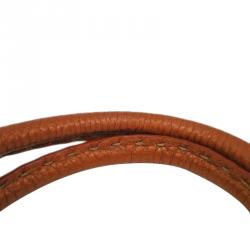 مملوكة مسبقًا Fendi Metallic Brown Selleria Leather Mini Linda Satchel