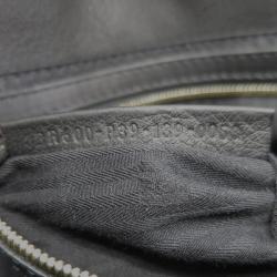 Fendi Black Leather Baguette Shoulder Bag