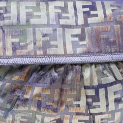 Pre Owned Fendi Multicolor Zucca Canvas Medium Chef Shoulder Bag