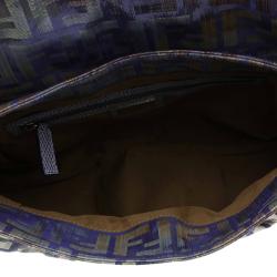 Pre Owned Fendi Multicolor Zucca Canvas Medium Chef Shoulder Bag