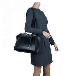 Pre Owned Fendi Black Leather 3Jours Tote